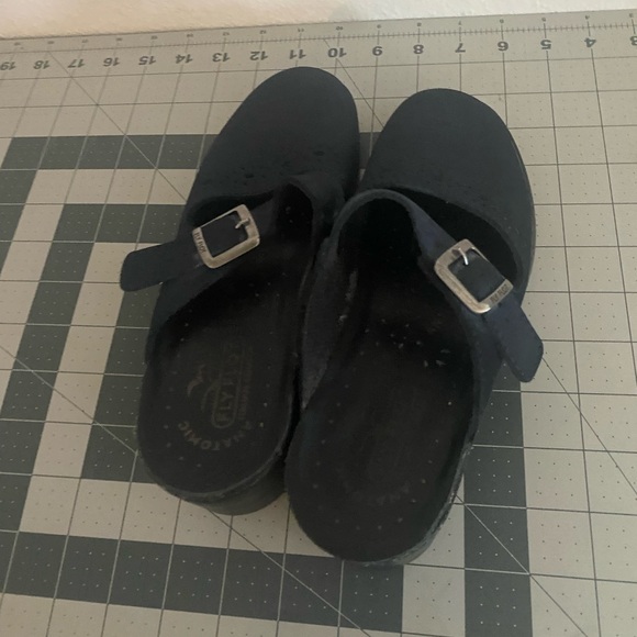 Fly Flot Anatomic anti-shock size 37 5.5 heeled slip on shoes - Picture 2 of 8